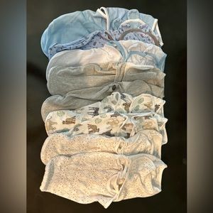 9 Piece Swaddle Me and Aden + Anais Swaddle Set